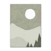 Sage Green Aesthetic Ornaments Canvas Posters