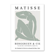Matisse Sage Green Canvas Posters
