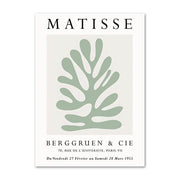 Sage Green Cut Outs Canvas Posters