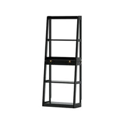 Scandinavian Corner Vertical Foldable Wood Ladder Bookshelf