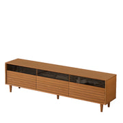 Scandinavian Natural Finish Cherry Drawers TV Stand