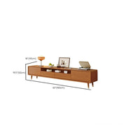 Scandinavian Natural Wood Cabinet Drawers TV Stand