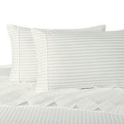 Damask Striped 600 Thread Count Sheet Set