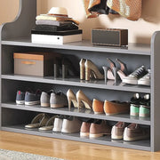 Shoe Storage Freestanding Tall Coat Rack Organizer