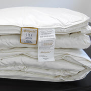 Heavyweight Silk 450 Goose Down Fill Comforter