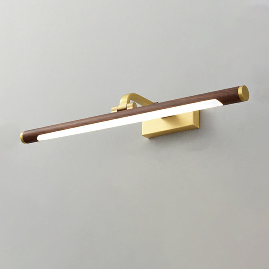 Simple Brass Linear Adjustable Vanity Mirror Light