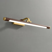 Simple Brass Linear Adjustable Vanity Mirror Light