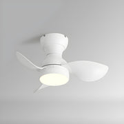 Simple Kids Room 3 Blade Small Ceiling Fan With Light