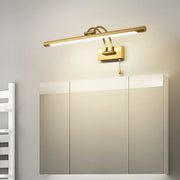 Simple Linear Vanity Light with Pull Chain Switch