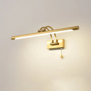 Simple Linear Vanity Light with Pull Chain Switch