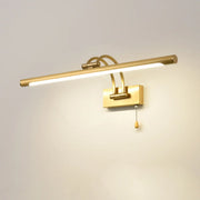 Simple Linear Vanity Light with Pull Chain Switch