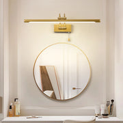 Simple Linear Vanity Light with Pull Chain Switch