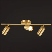 Simple Semi-Flush Cylinder Spotlight Fixed Track Light