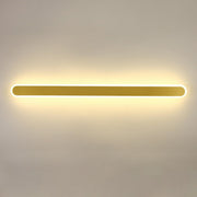 Simple Slim Vertical Gold LED Vanity Wall Light