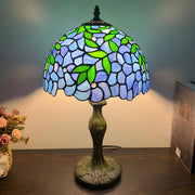 Simple Tiffany Style Dome Stained Glass Table Lamp