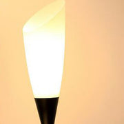 Sleek 3-Light Black Column Metal Modern Floor Lamp