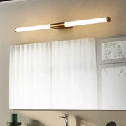 Sleek Modern Gold Linear LED Vanity Wall Light