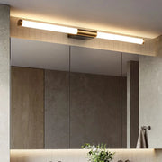 Sleek Modern Gold Linear LED Vanity Wall Light
