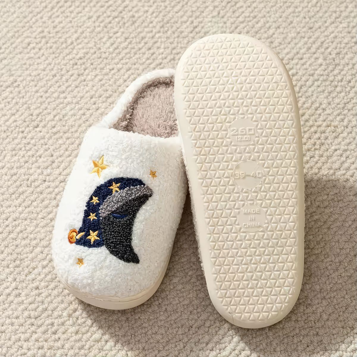 Sleepy Sun & Moon Slippers