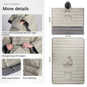 Sleepwyn Hooded Camping Blanket Poncho