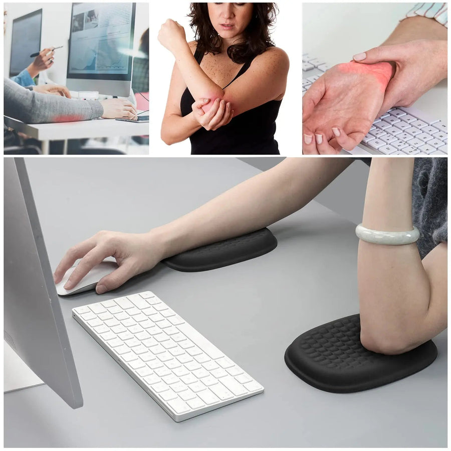 Sleepwyn Ergonomic Desk Wrist Rest Pad (2 Pcs)