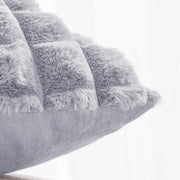 Sleepwyn Faux Rabbit Fur Bubble Velvet Pillow Cover