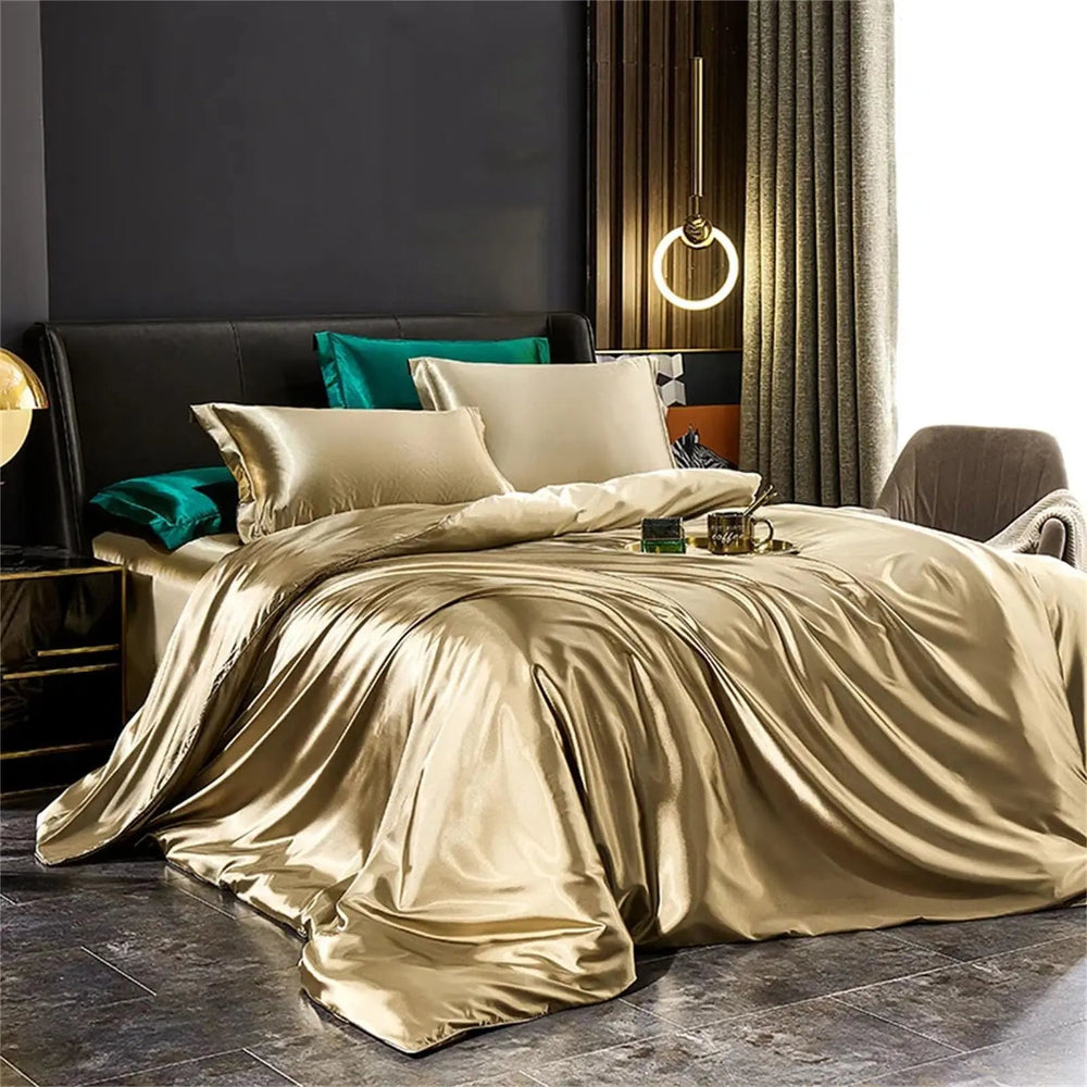Sleepwyn Mulberry Silk Bedding Set with Duvet Sheet Pillowcases