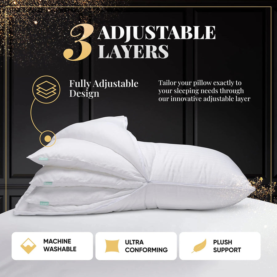 Sleepwyn Luxury Adjustable Layer Cooling Pillow