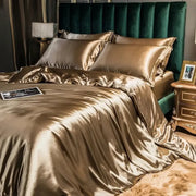 Sleepwyn Mulberry Silk Bedding Set with Duvet Sheet Pillowcases