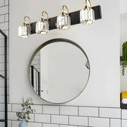 Stylish Cylinder Clear Crystal Bathroom Vanity Light