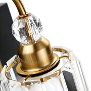 Stylish Cylinder Clear Crystal Bathroom Vanity Light