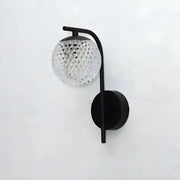 Stylish Globe Outdoor Bi-pin Small Wall Light Black