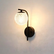 Stylish Globe Outdoor Bi-pin Small Wall Light Black
