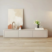Stylish Milk Cocoa Wooden TV Stand with Drawers