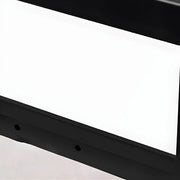 Minimalist Rectangular Cube Solar Outdoor Path Pillar Light