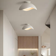 Sleepwyn Stylish White Wave Dome LED Flush Mount Ceiling Light