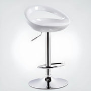 Swivel Adjustable Height Bucket Low Back Bar Stool