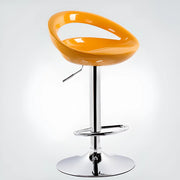 Swivel Adjustable Height Bucket Low Back Bar Stool