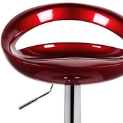Swivel Adjustable Height Bucket Low Back Bar Stool