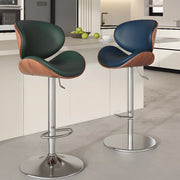 Swivel Adjustable Height Modern Ergonomic Backrest Bar Stool