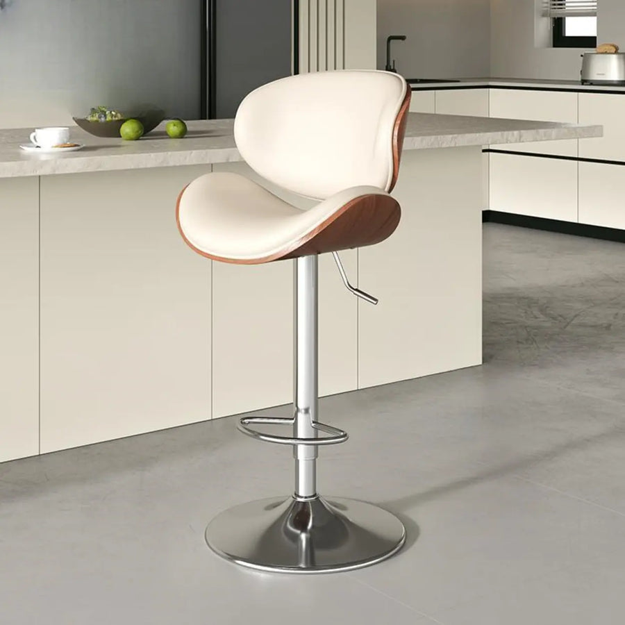 Swivel Adjustable Height Modern Ergonomic Backrest Bar Stool