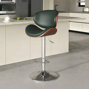 Swivel Adjustable Height Modern Ergonomic Backrest Bar Stool