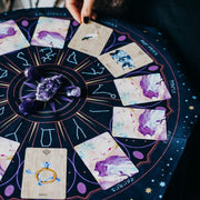 Tarot Wheel of Zodiac Altar Cloth