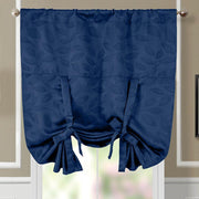 Tie Up Window Curtain Shade ( 37" W X 63" L) Virginia Rod Pocket Room Darkening