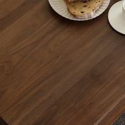 Traditional Solid Walnut Wood Rectangular Coffee Table