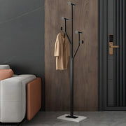 Tree Gold Tall Entryway Freestanding Coat Rack with Hooks