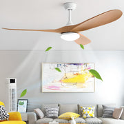 Trendy Adjustable Downrod 3 Blades Ceiling Fan Light