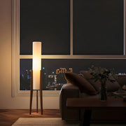 Trendy Modern Cylindrical Shade Tripod Floor Lamp