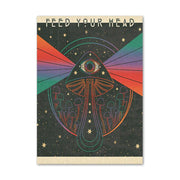 Trippy Rainbow Vaporwave Canvas Posters