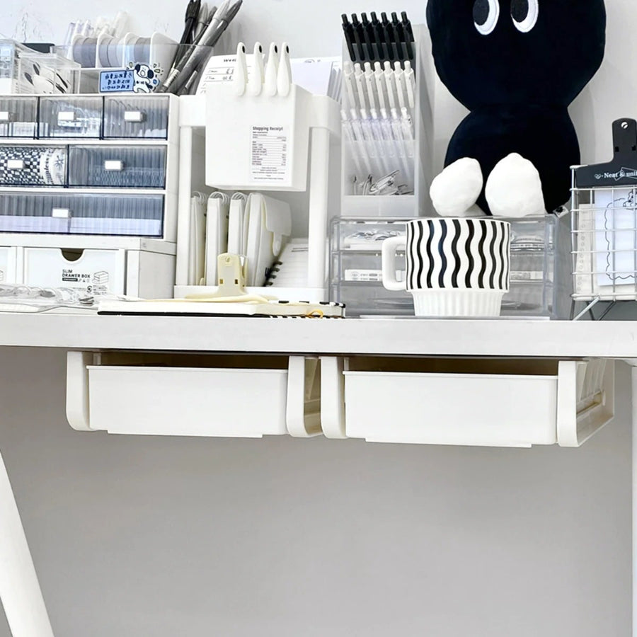 Under Table Stationery Storage Drawer